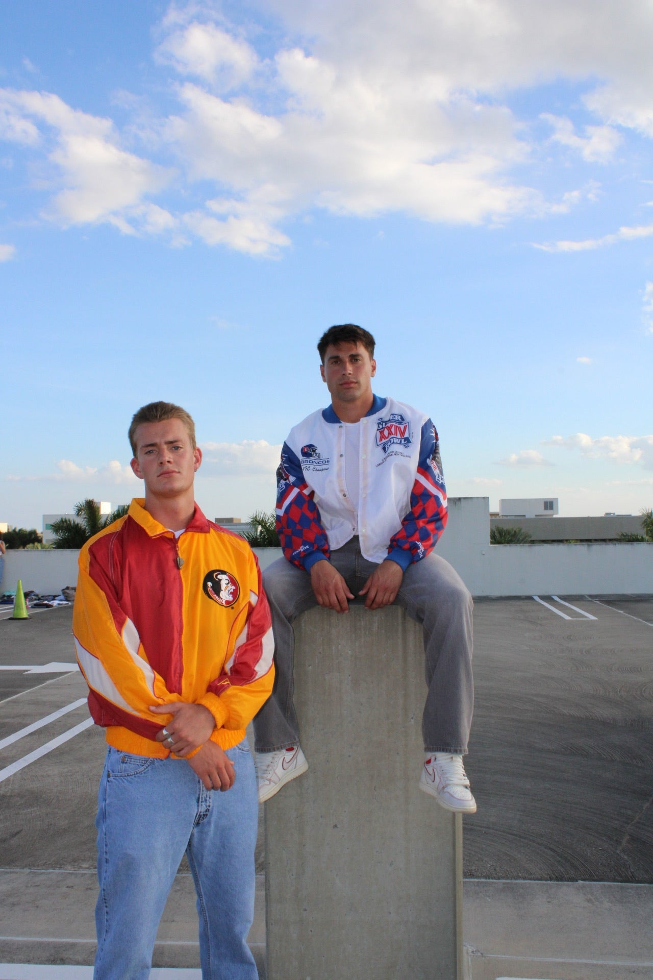 90' Super Bowl Broncos Jacket All Over Back print