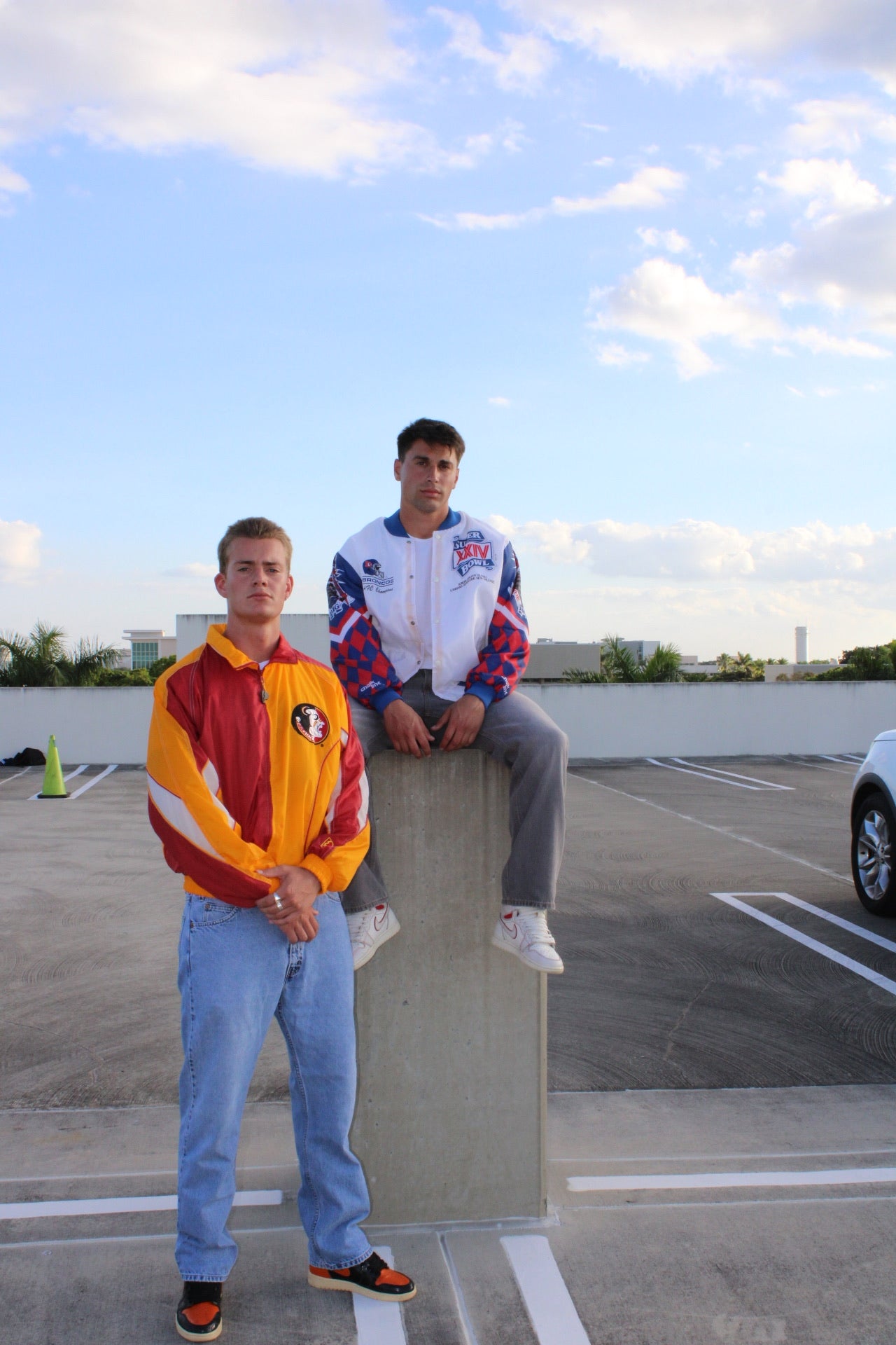 90' Super Bowl Broncos Jacket All Over Back print