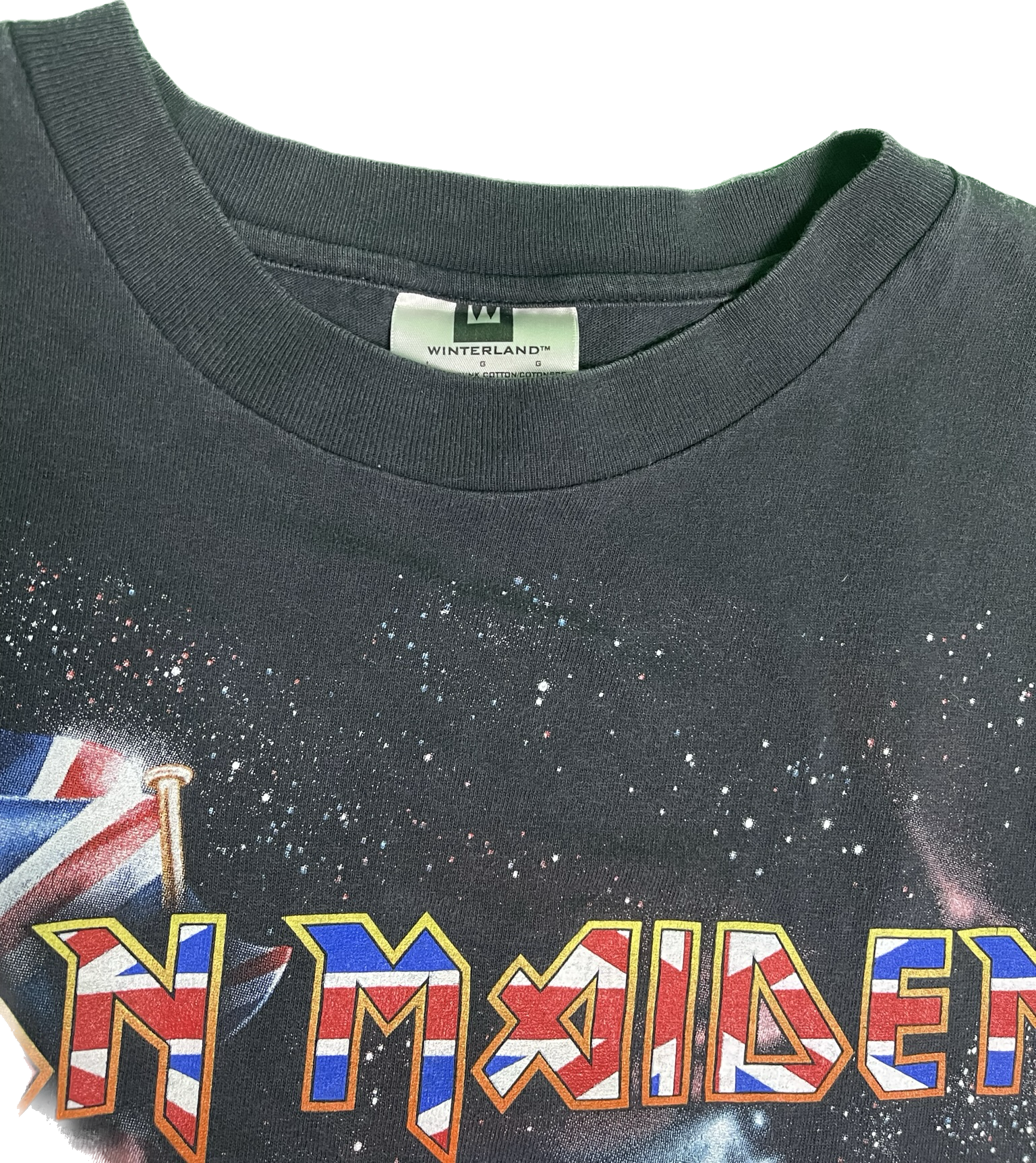 90' Iron Maiden Vintage UK Tour T-Shirt