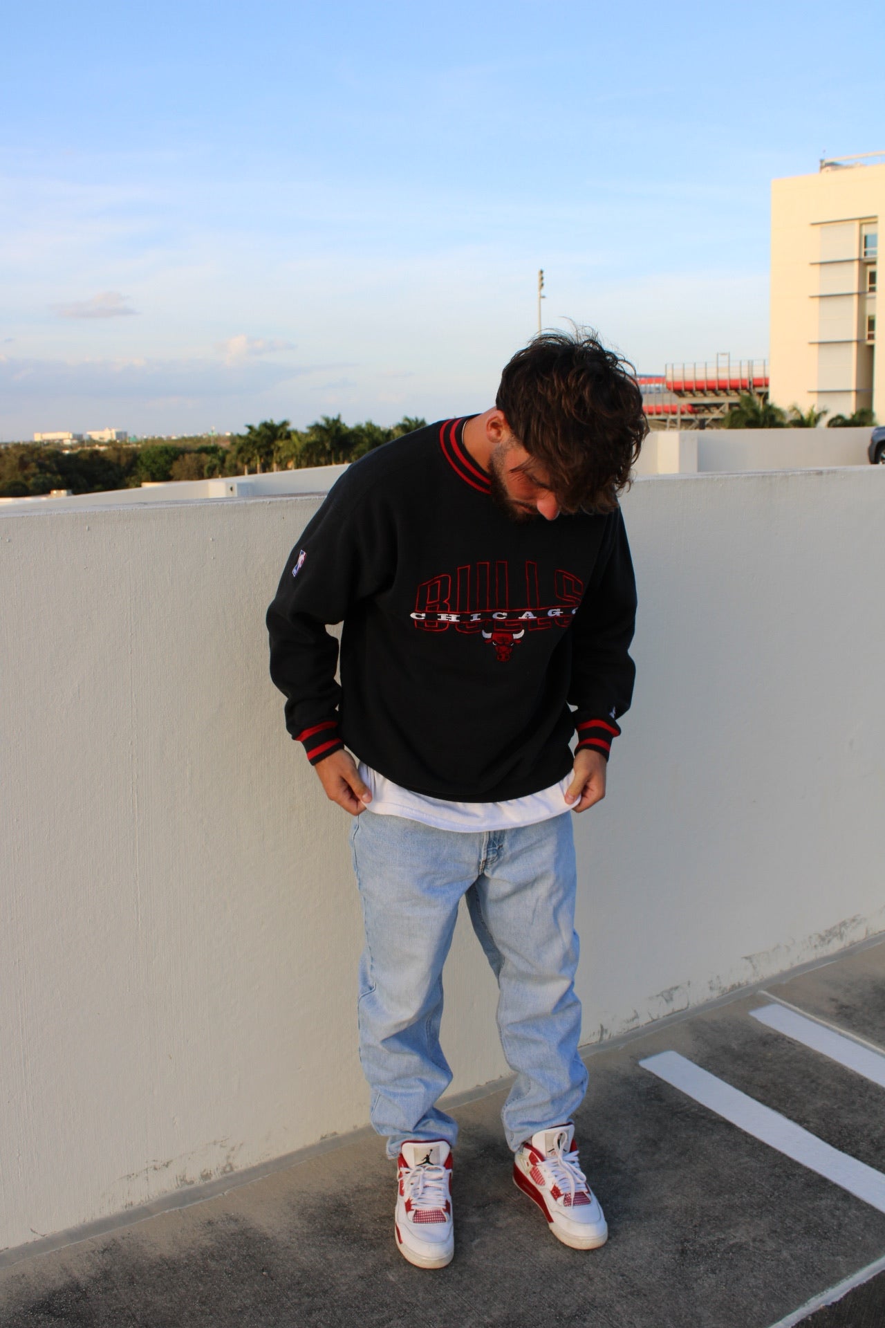 90's Chicago Bulls Vintage Starter Sweatshirt