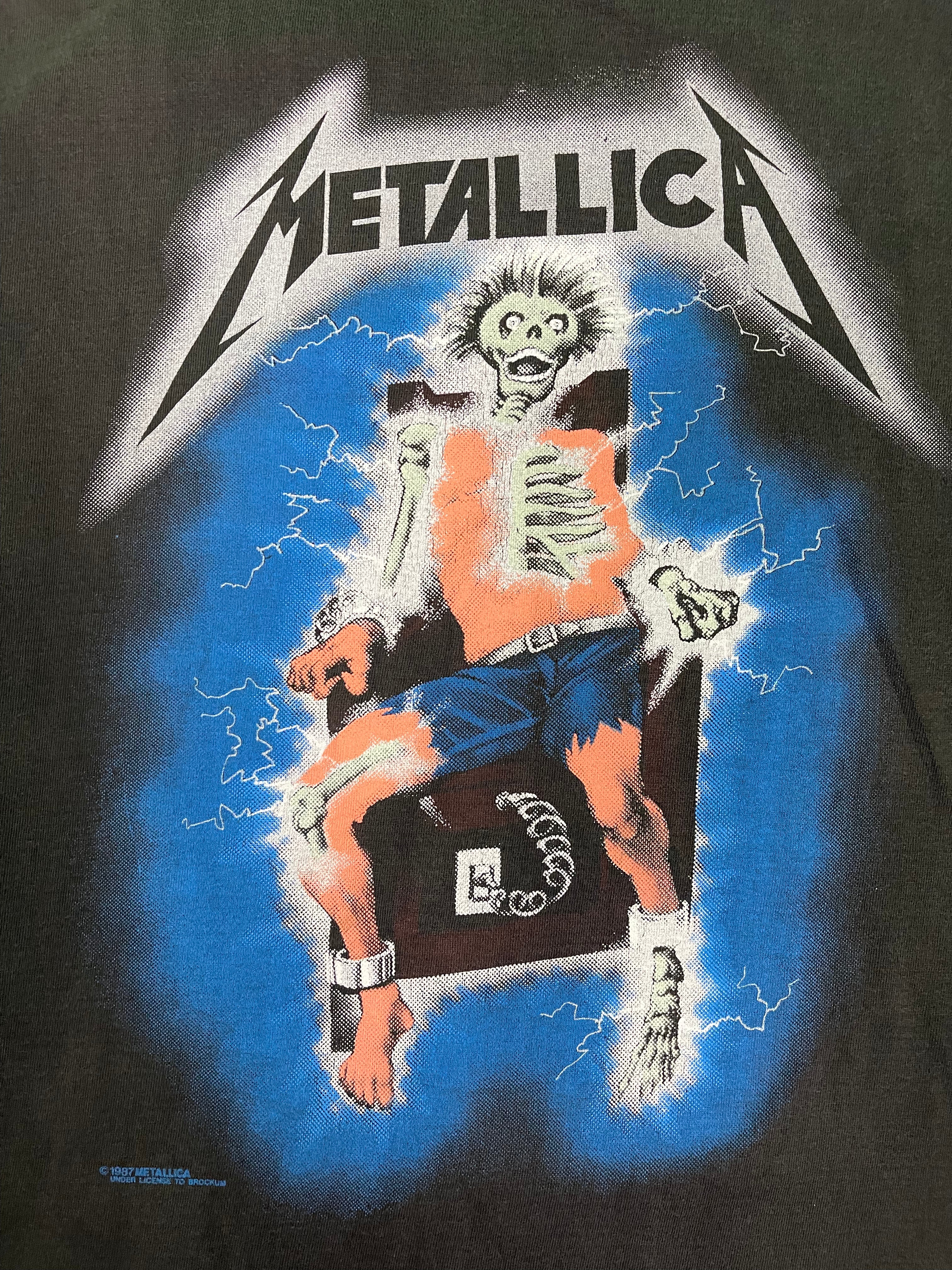 89' Metallica Ride the Lightning Vintage T-Shirt