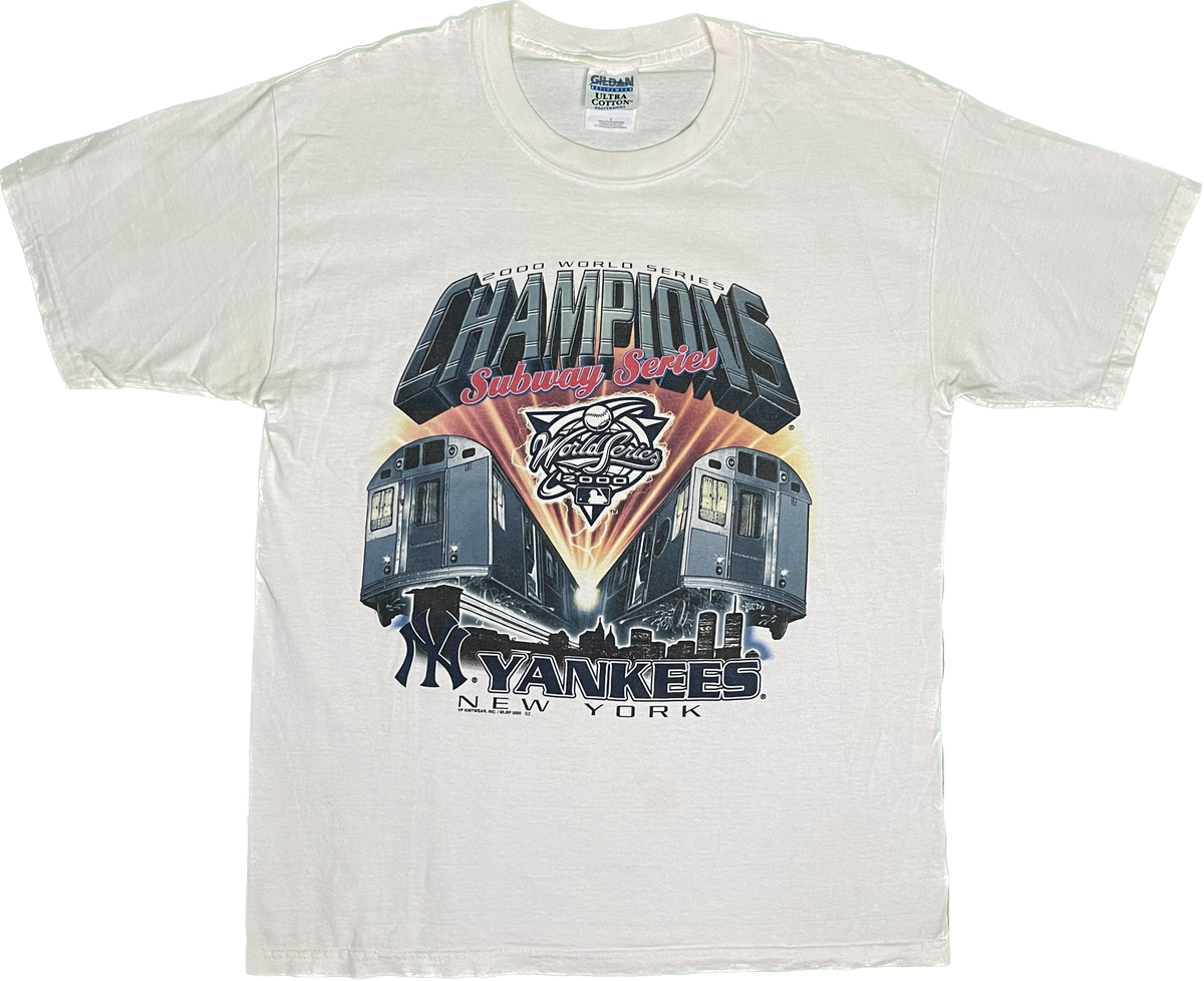 00' World Series Champions New York Yankees Champions Vintage T-Shirt –  Manonda