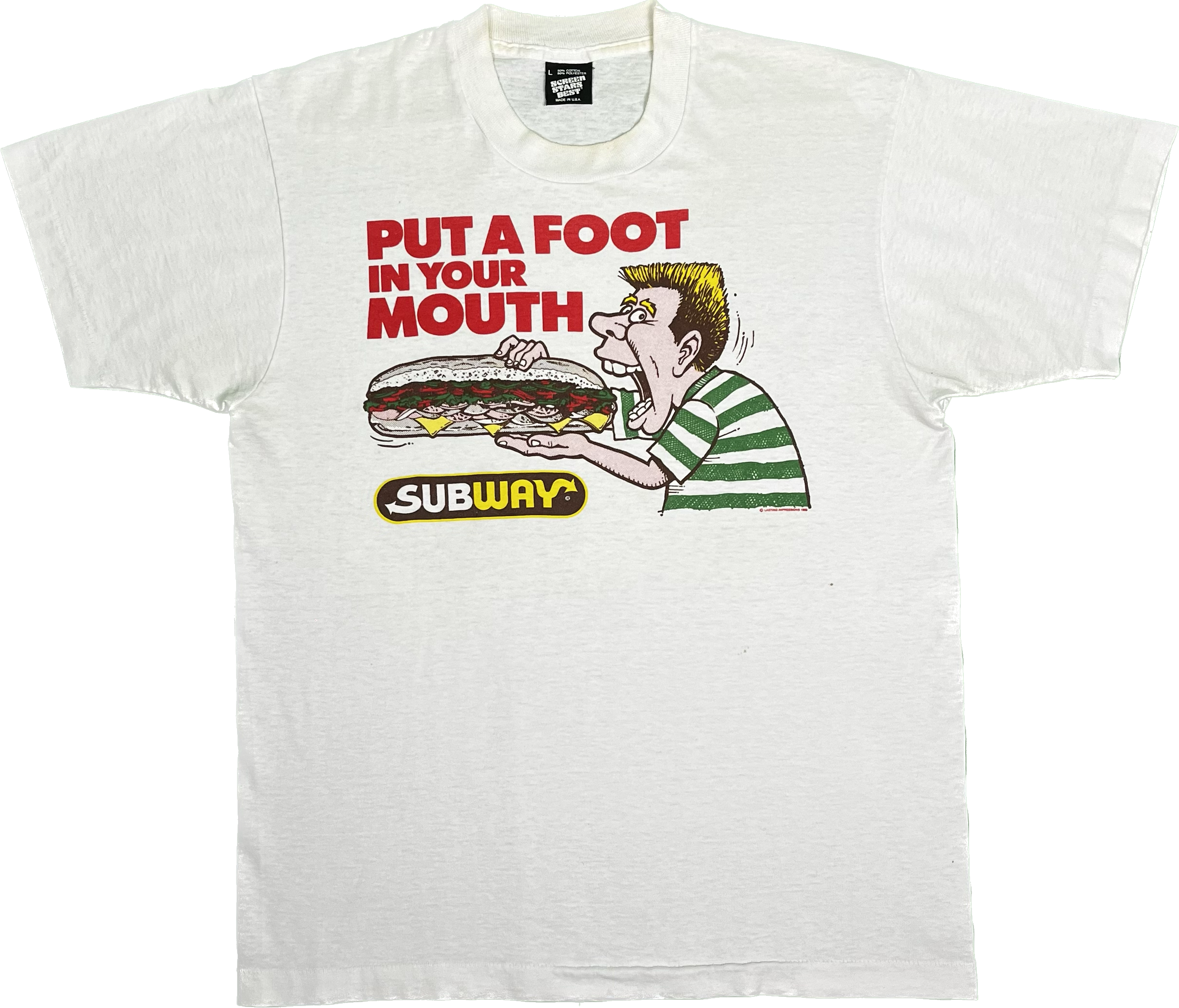 88' Subway Put A Foot in your mouth T-Shirt