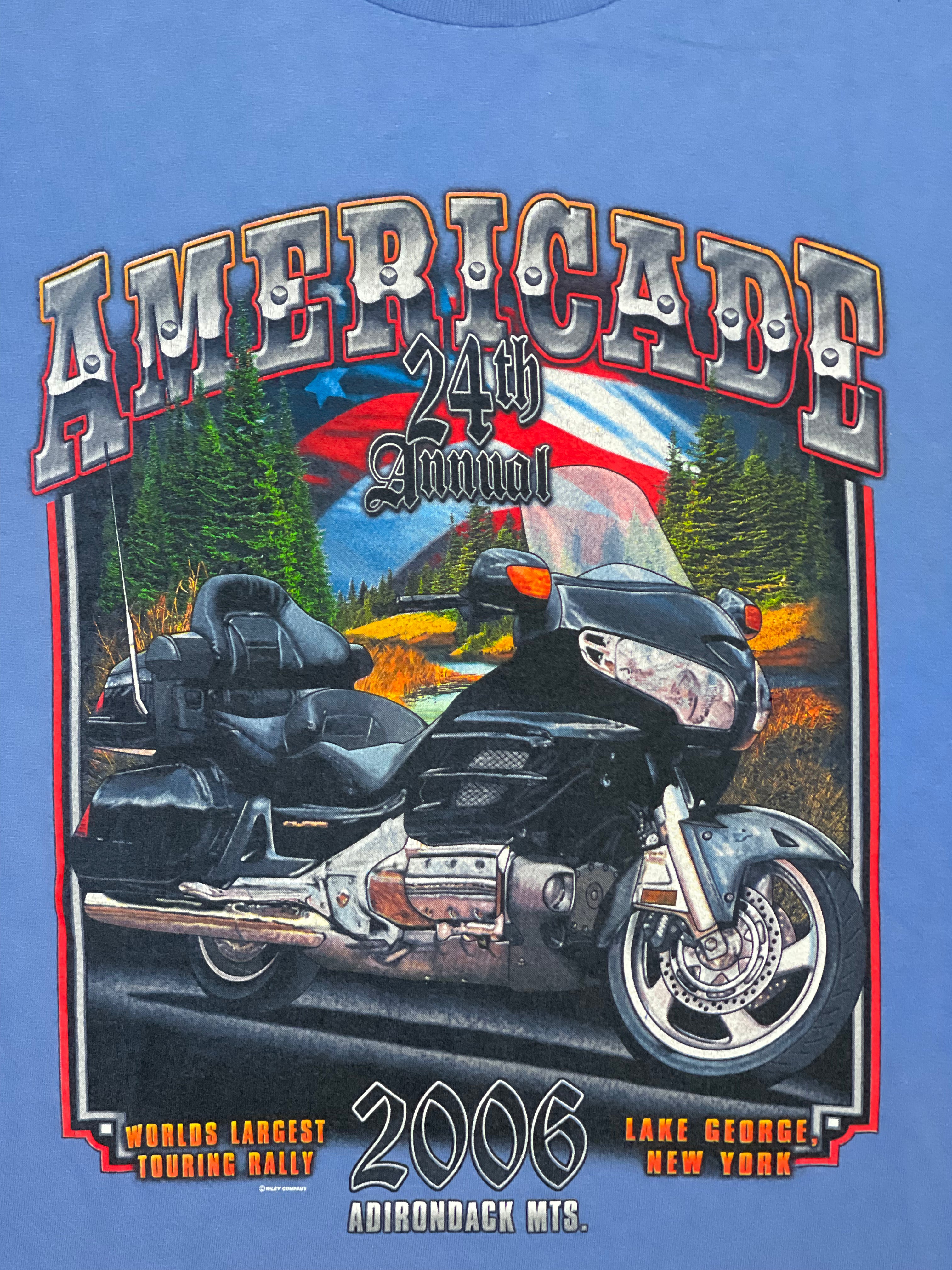 06' Americade 24th Annual Worlds Largest Rally Lage George, New York 2006 Adirondack MTS. Tank Top