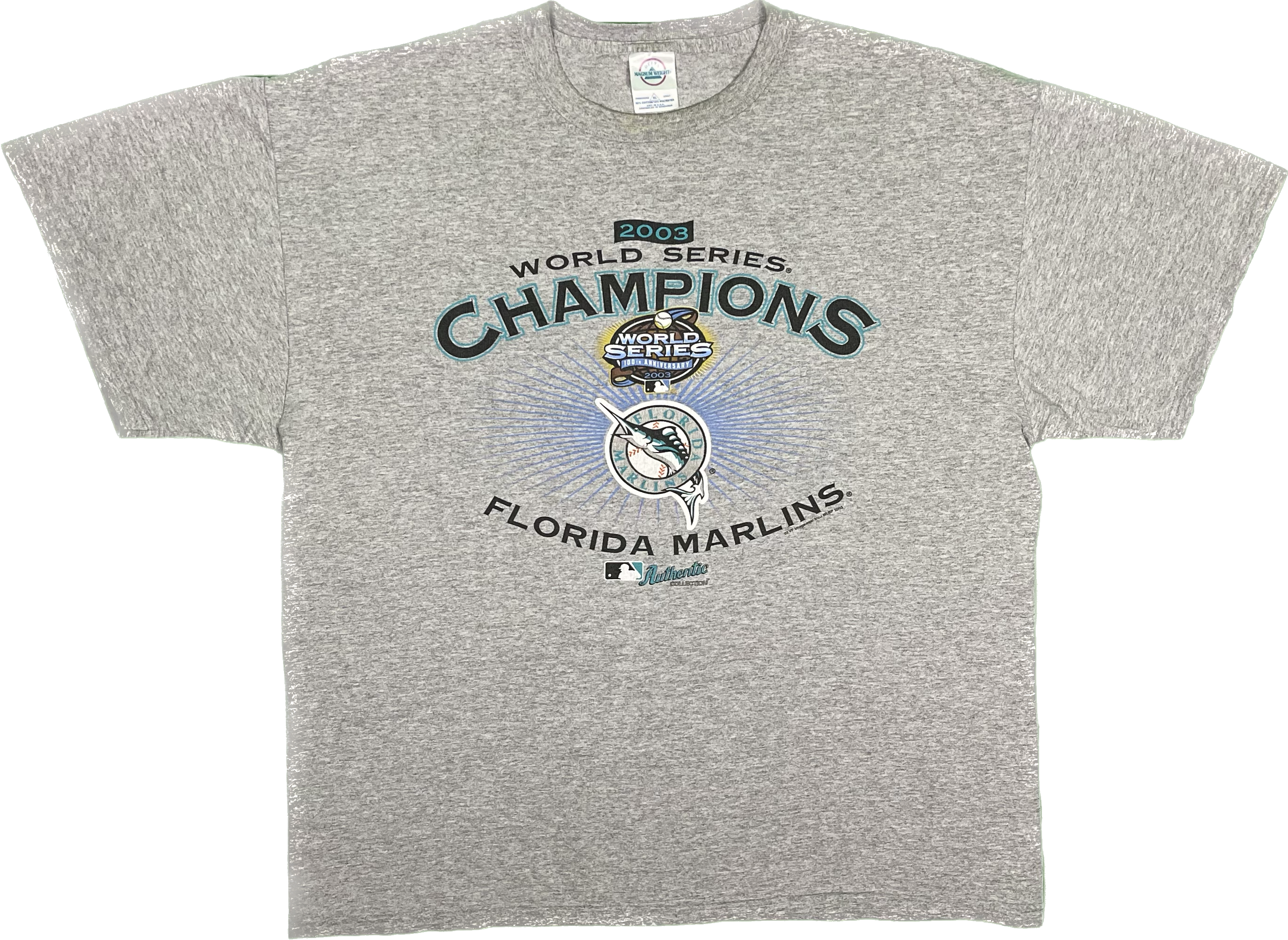 03' Florida Marlins World Series Champions Vintage T-Shirt – Manonda