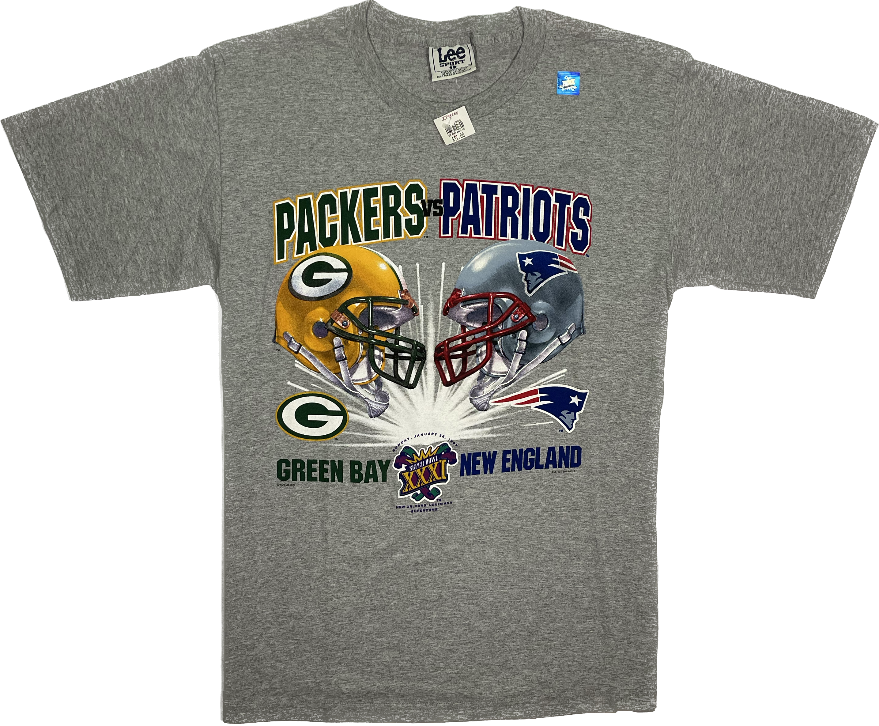 97' Packer vs Patriot Super Bowl T-Shirt