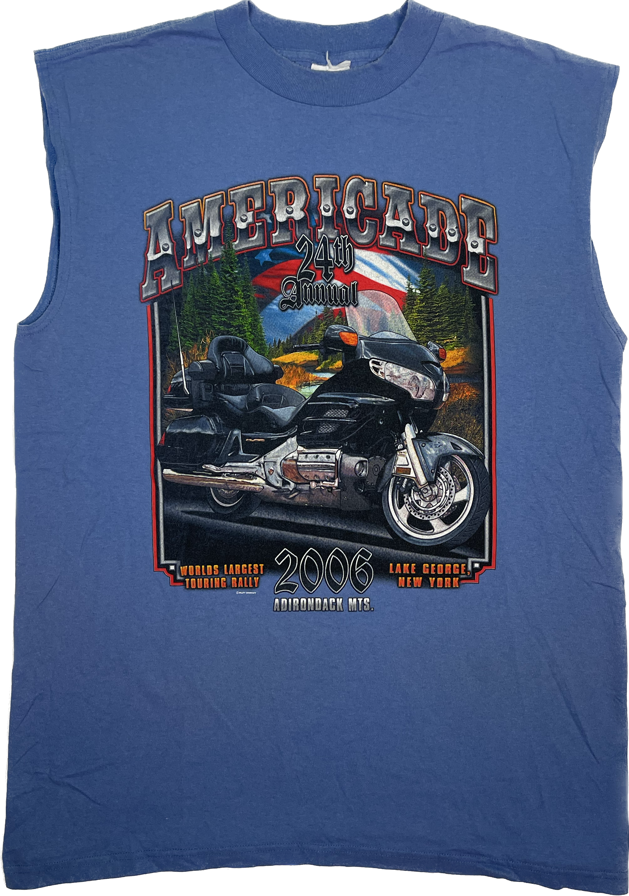 06' Americade 24th Annual Worlds Largest Rally Lage George, New York 2006 Adirondack MTS. Tank Top