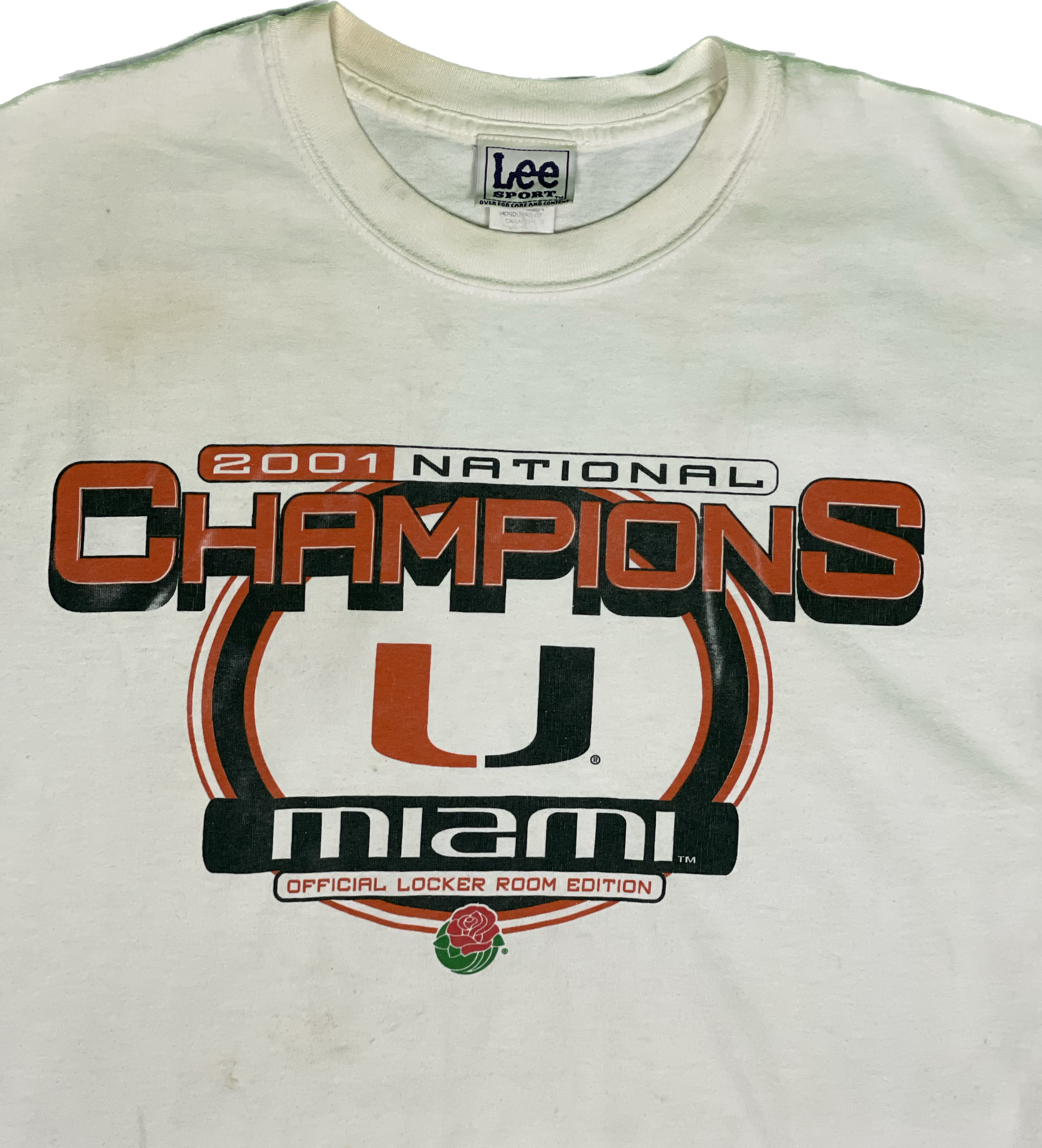 01' University of Miami National Champions Vintage T-Shirt