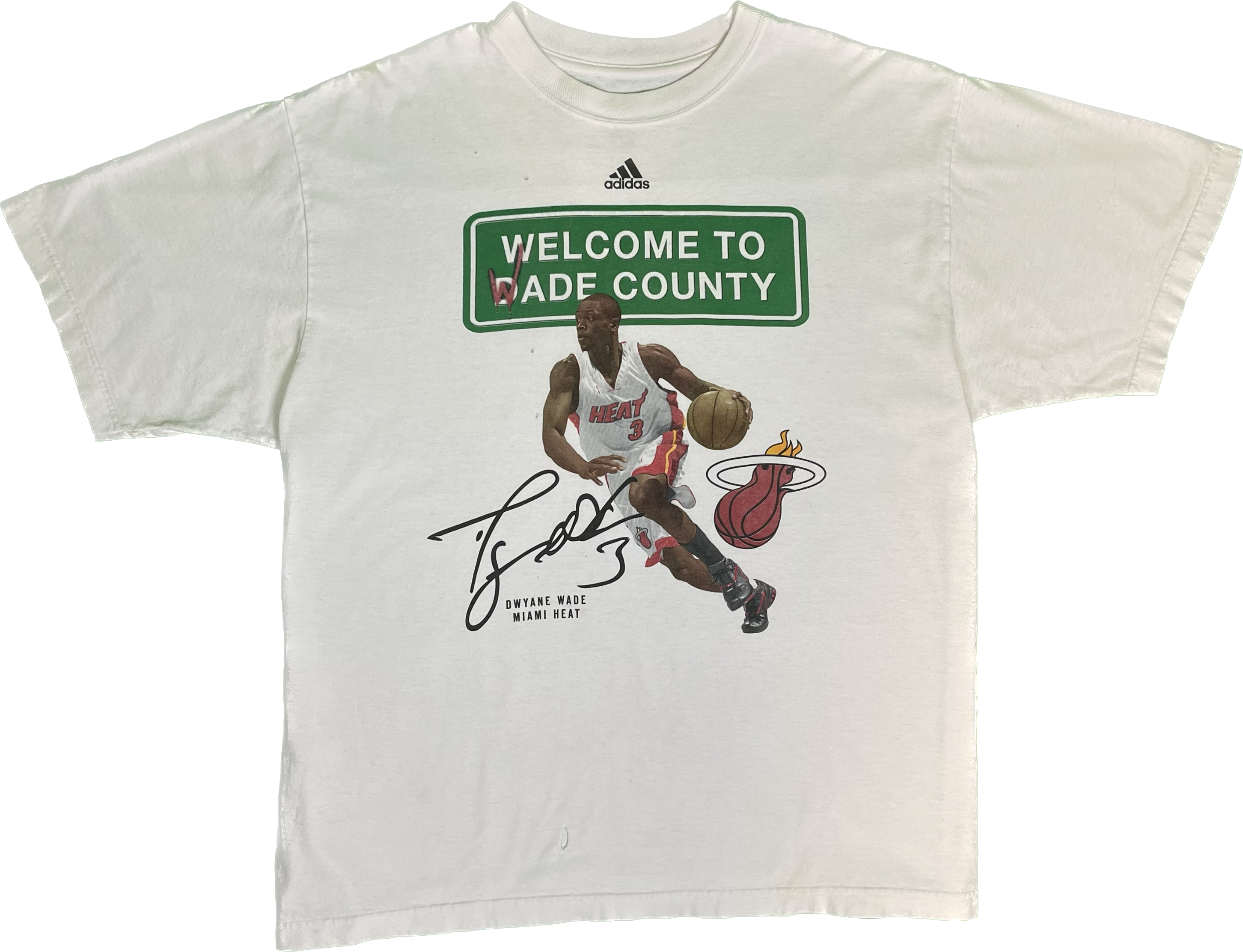 00' NBA Miami Heat Dwayne Wade Vintage T-Shirt