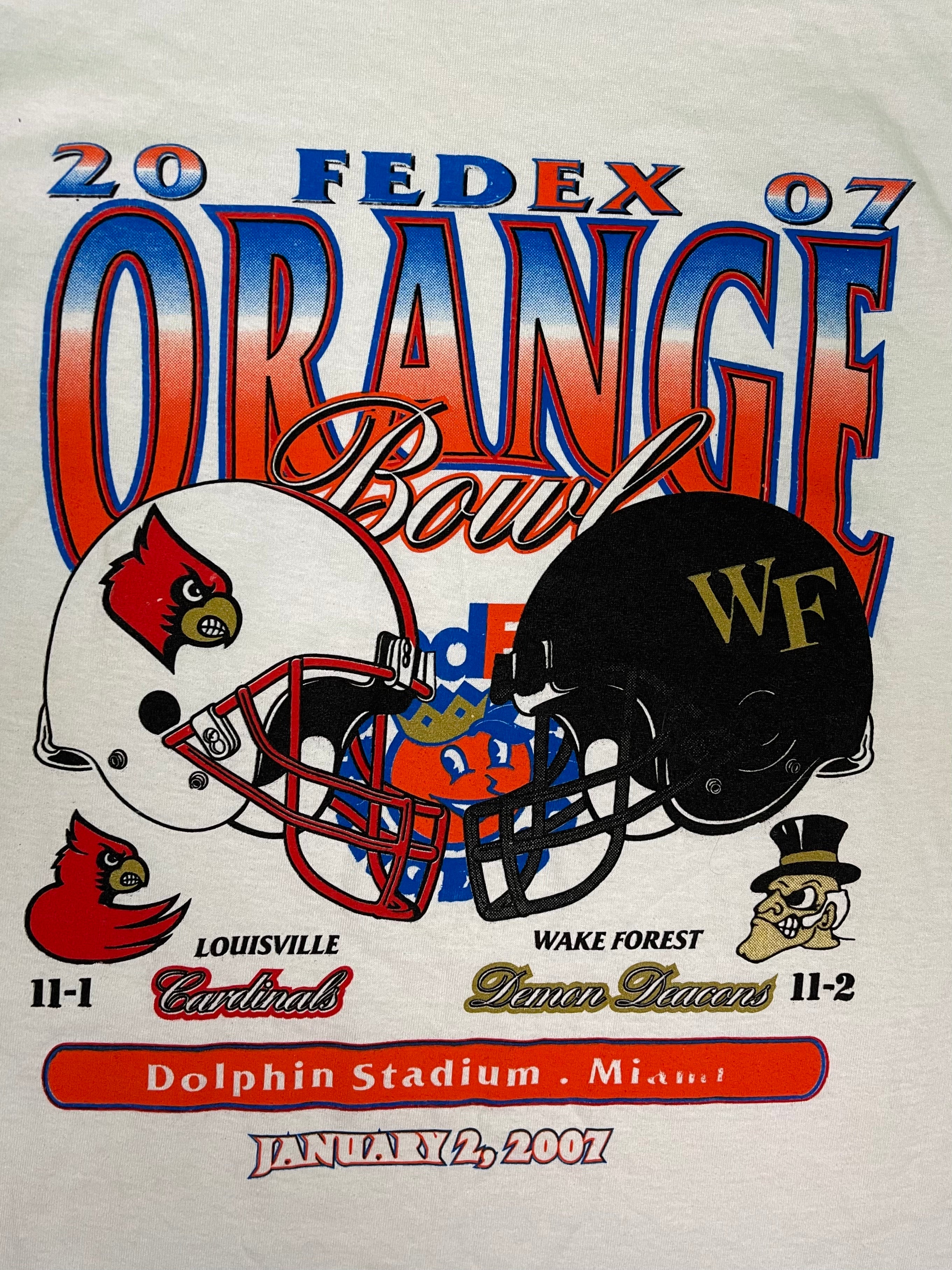 07' Wake vs Louisville Football T-Shirt