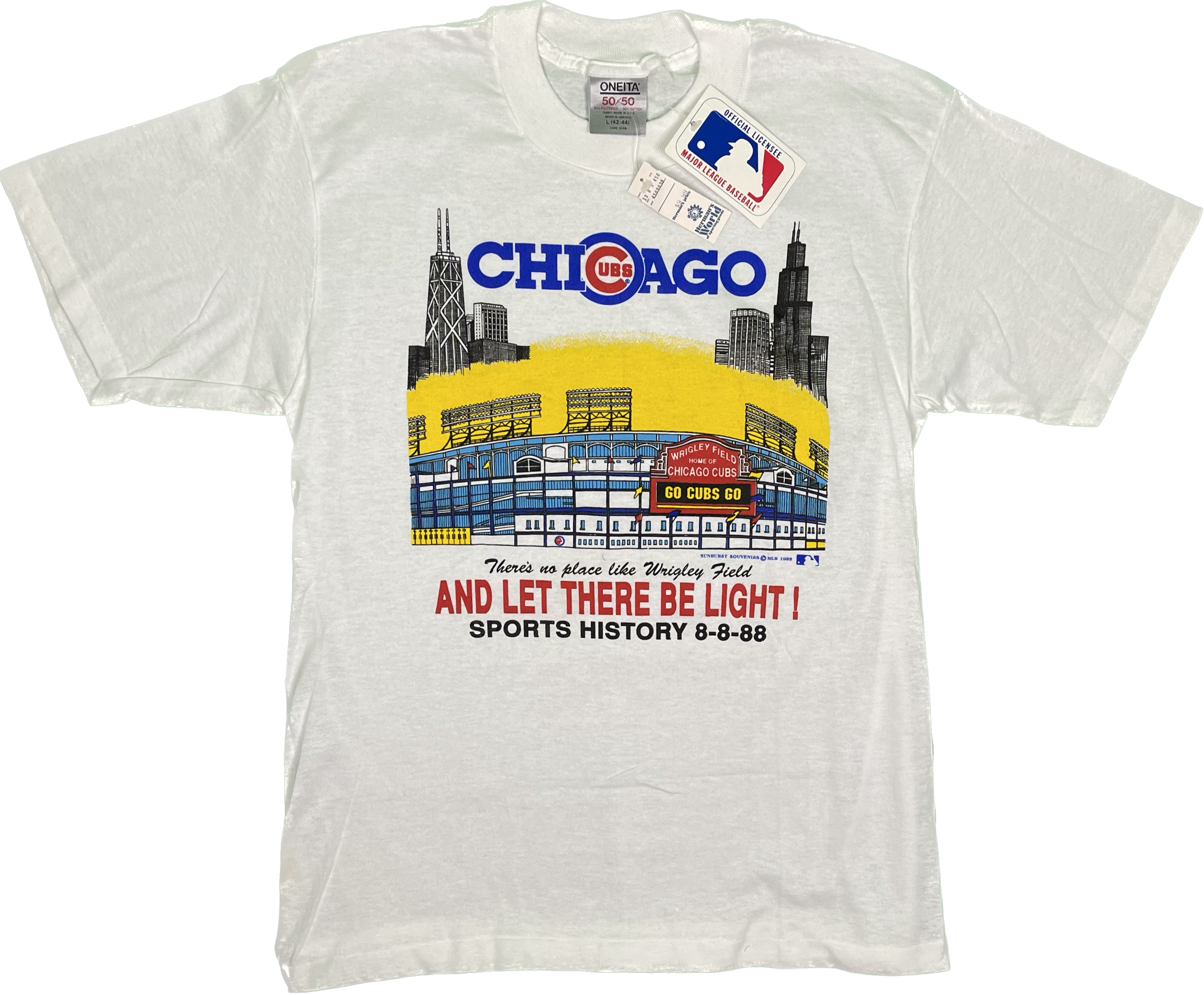 88' Chicago Cubs Vintage T-Shirt NEW