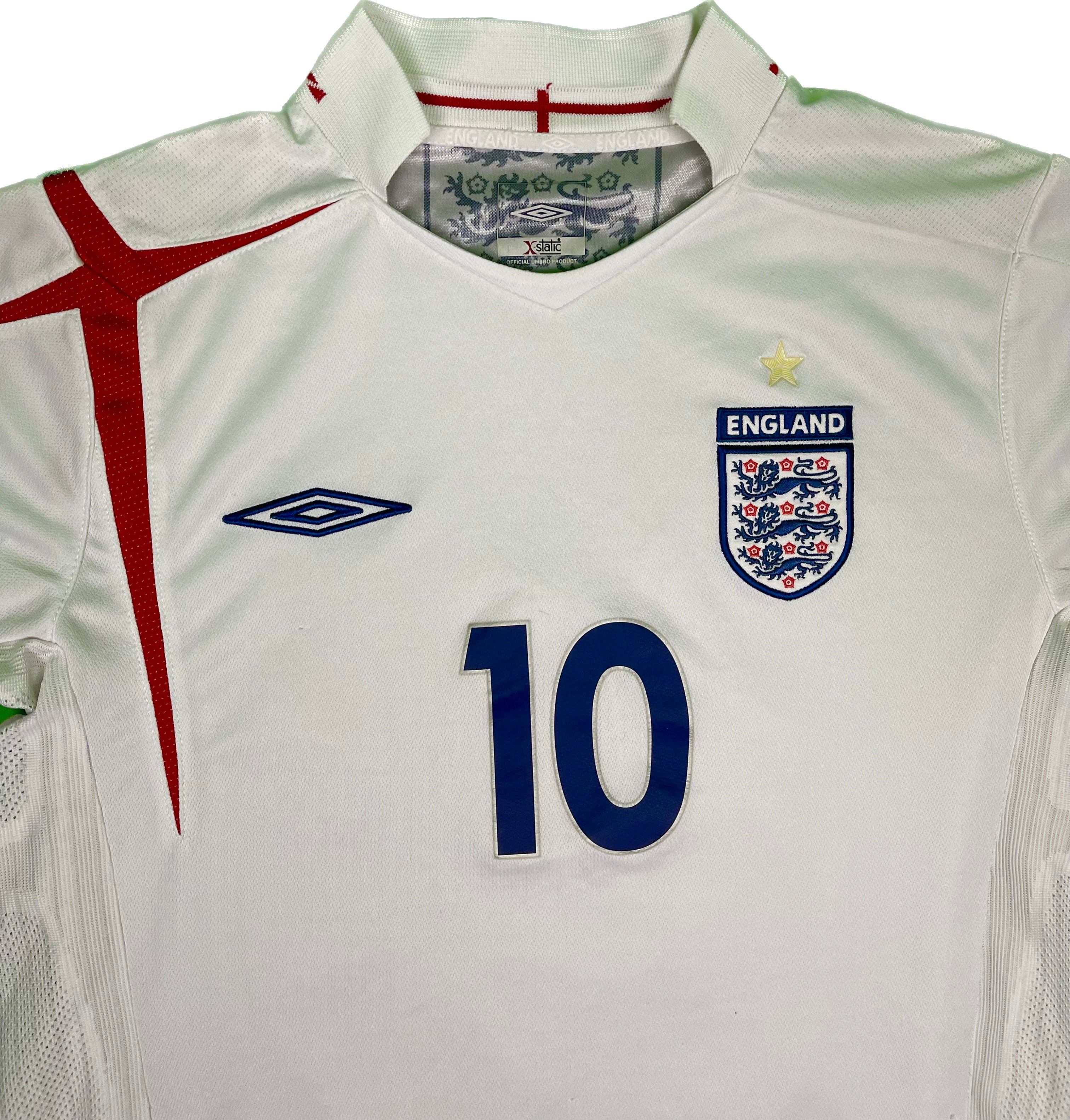 05' England Owen Soccer Jersey