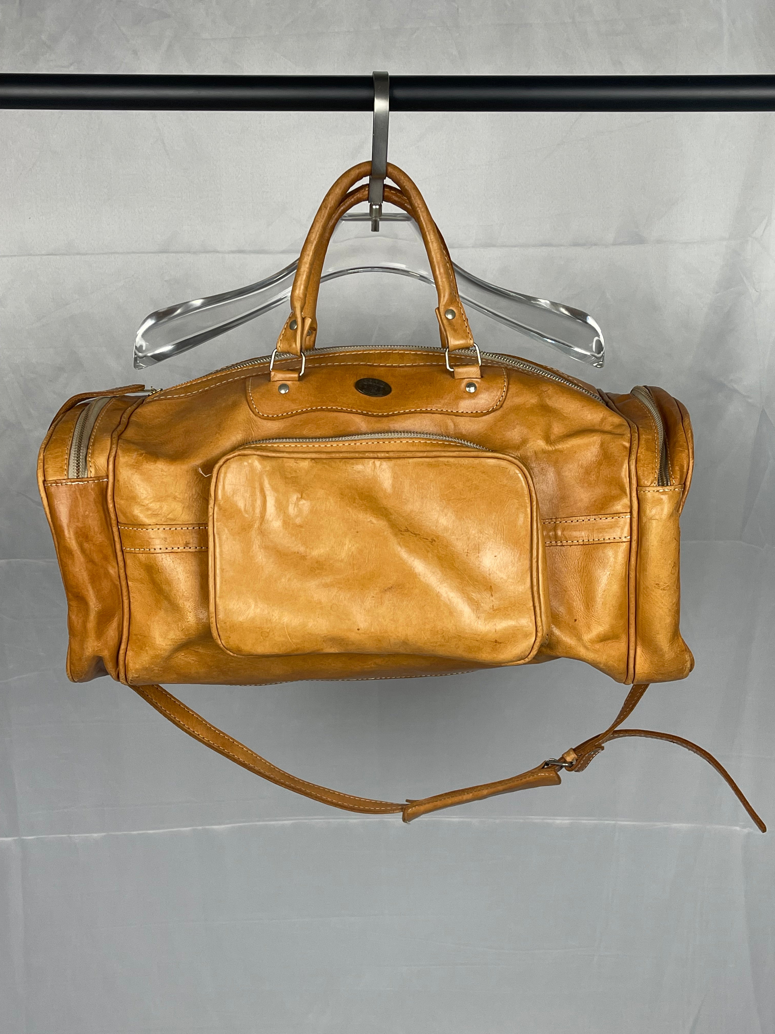 Vintage Leather Travel Bag