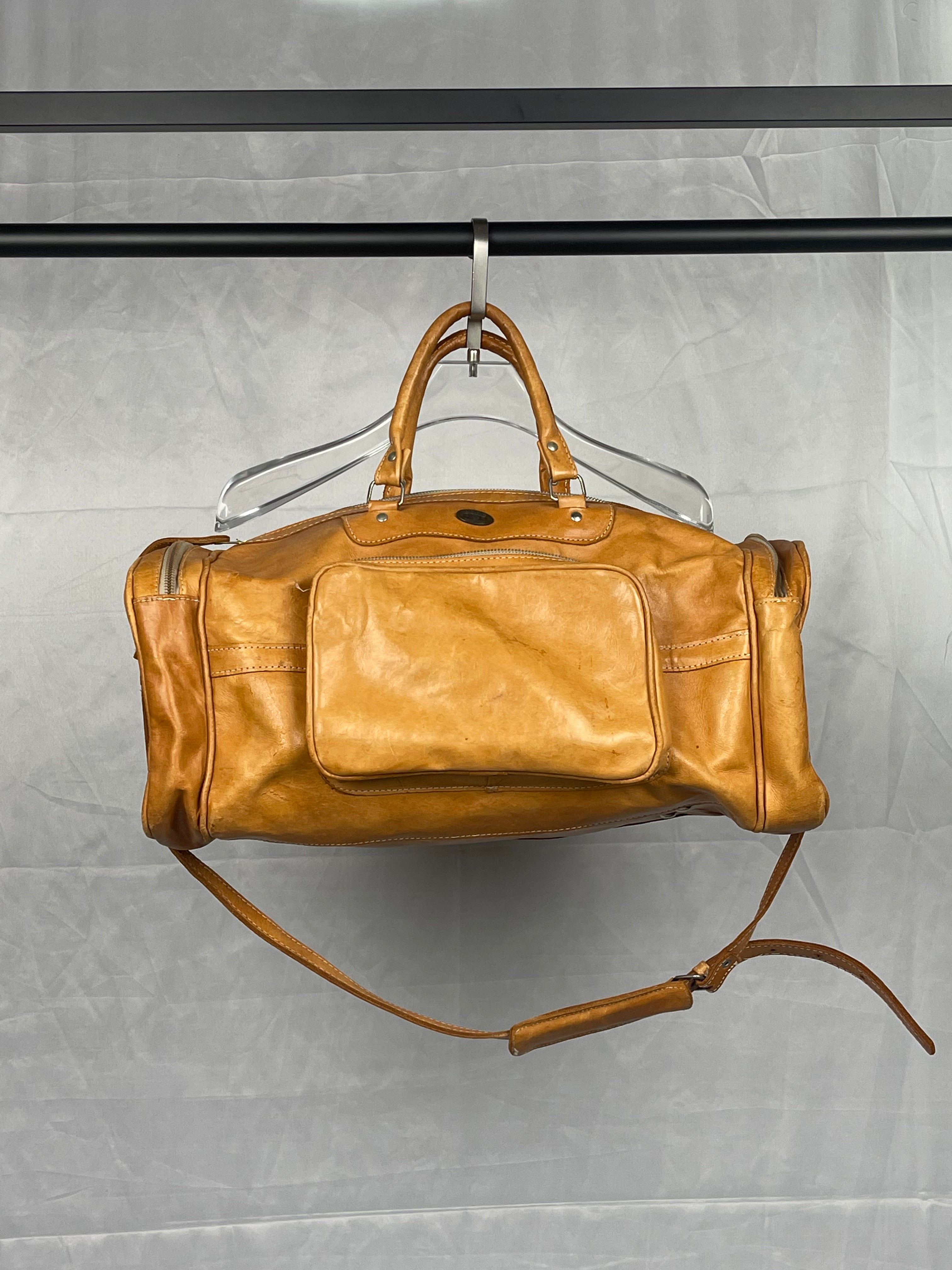 Vintage Leather Travel Bag