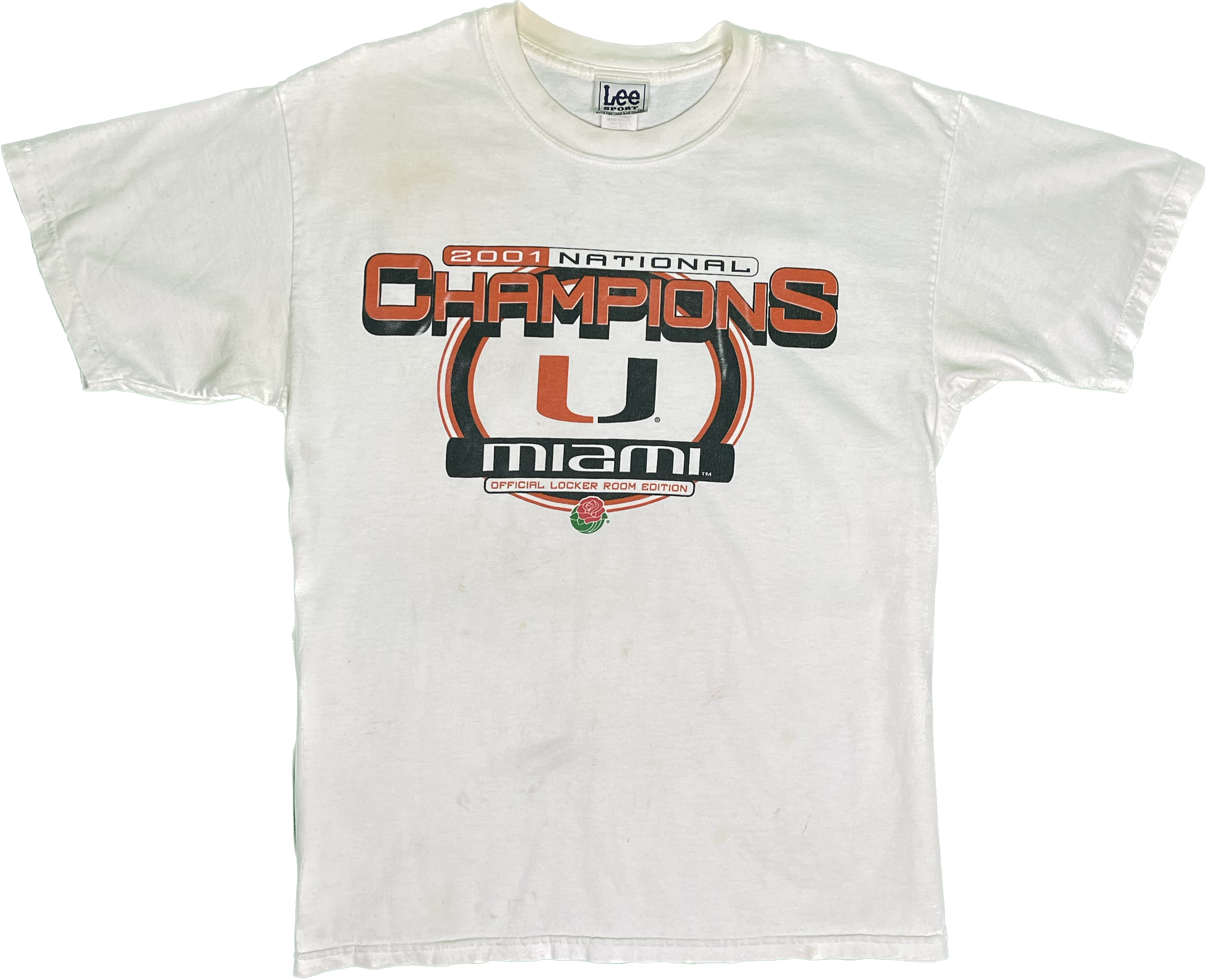 01' University of Miami National Champions Vintage T-Shirt