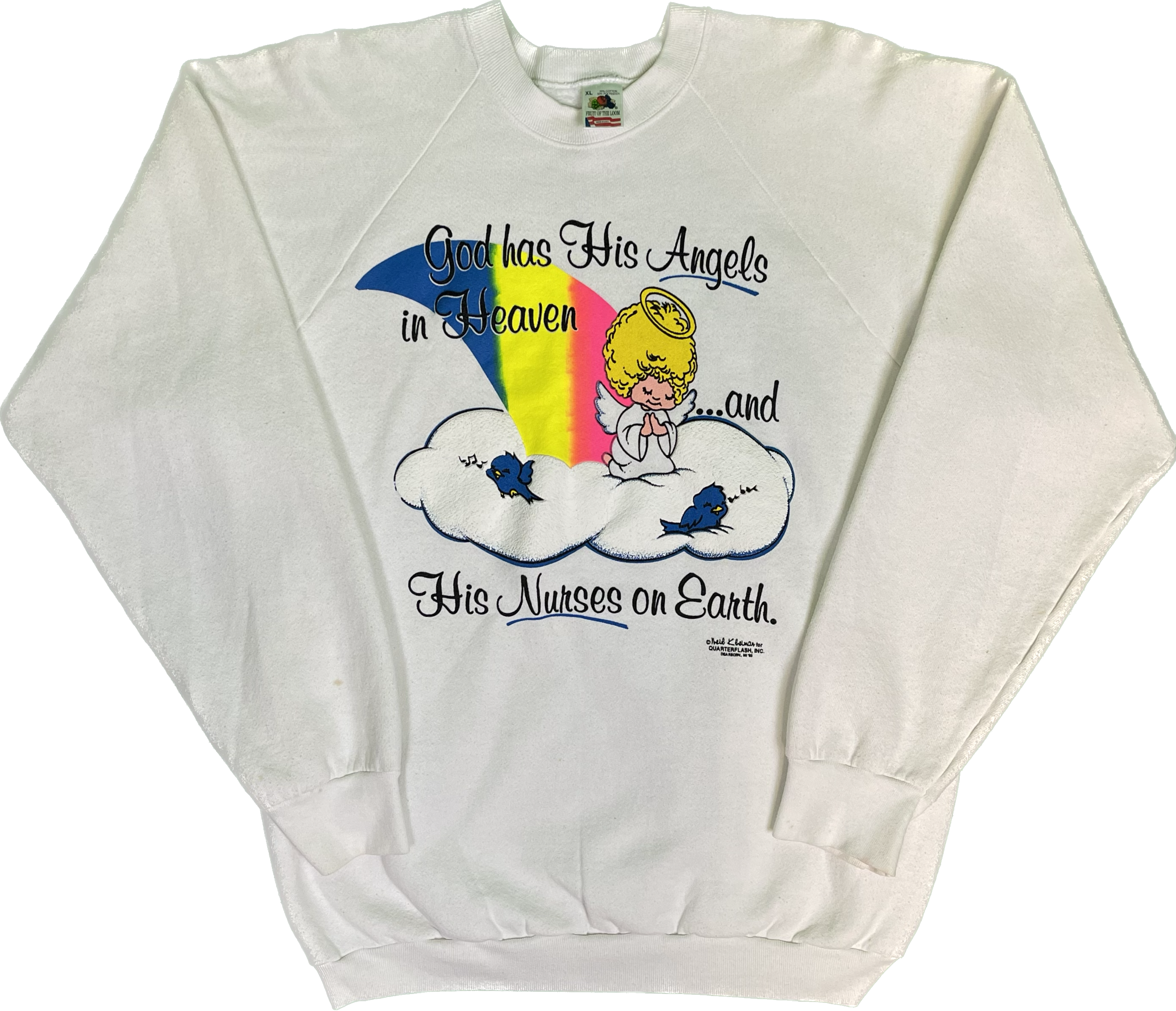 93' God has his Angels in Heaven Vintage Sweatshirt