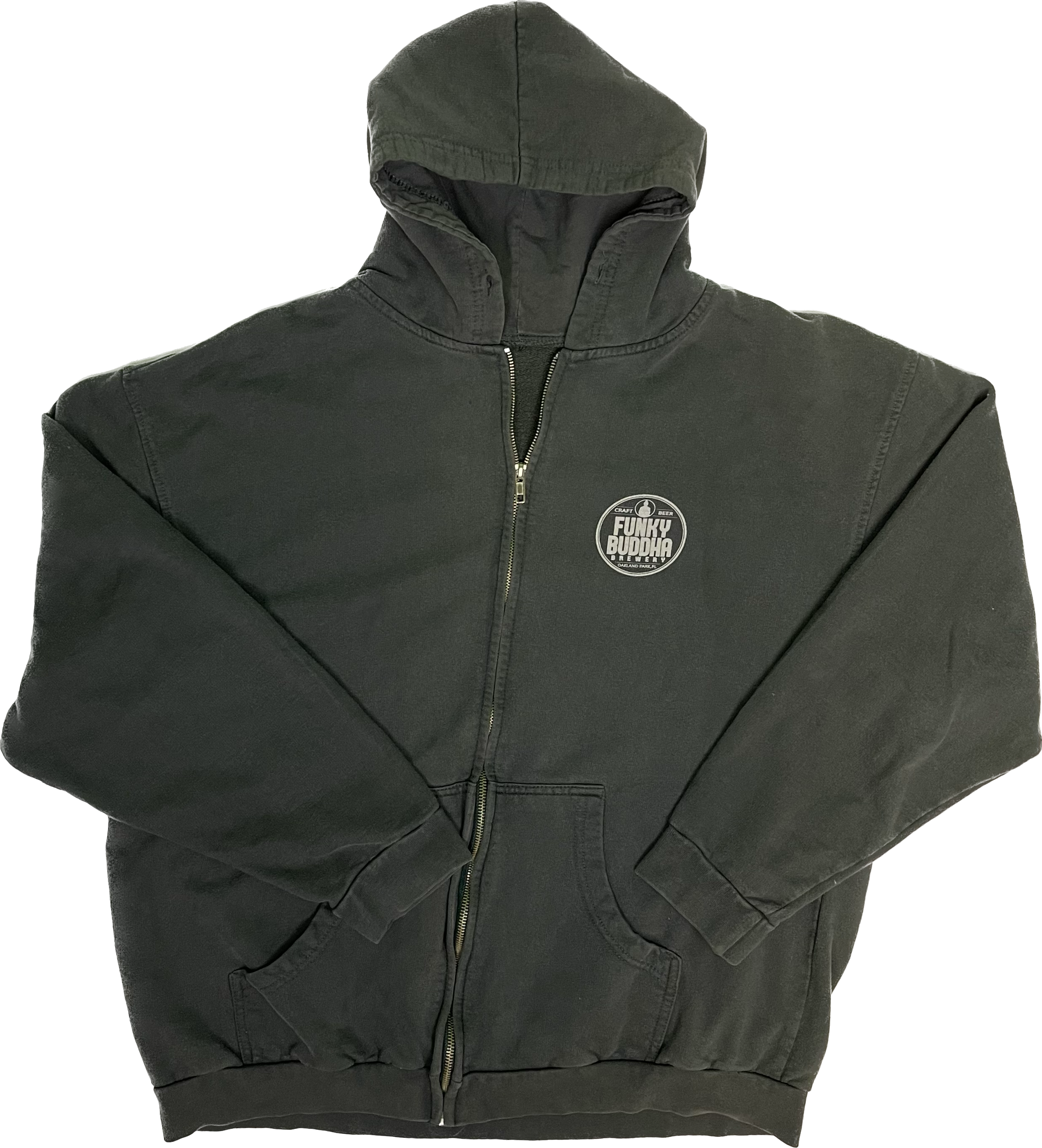 Inner Peace Starts With Great Beer Zip Hoodie