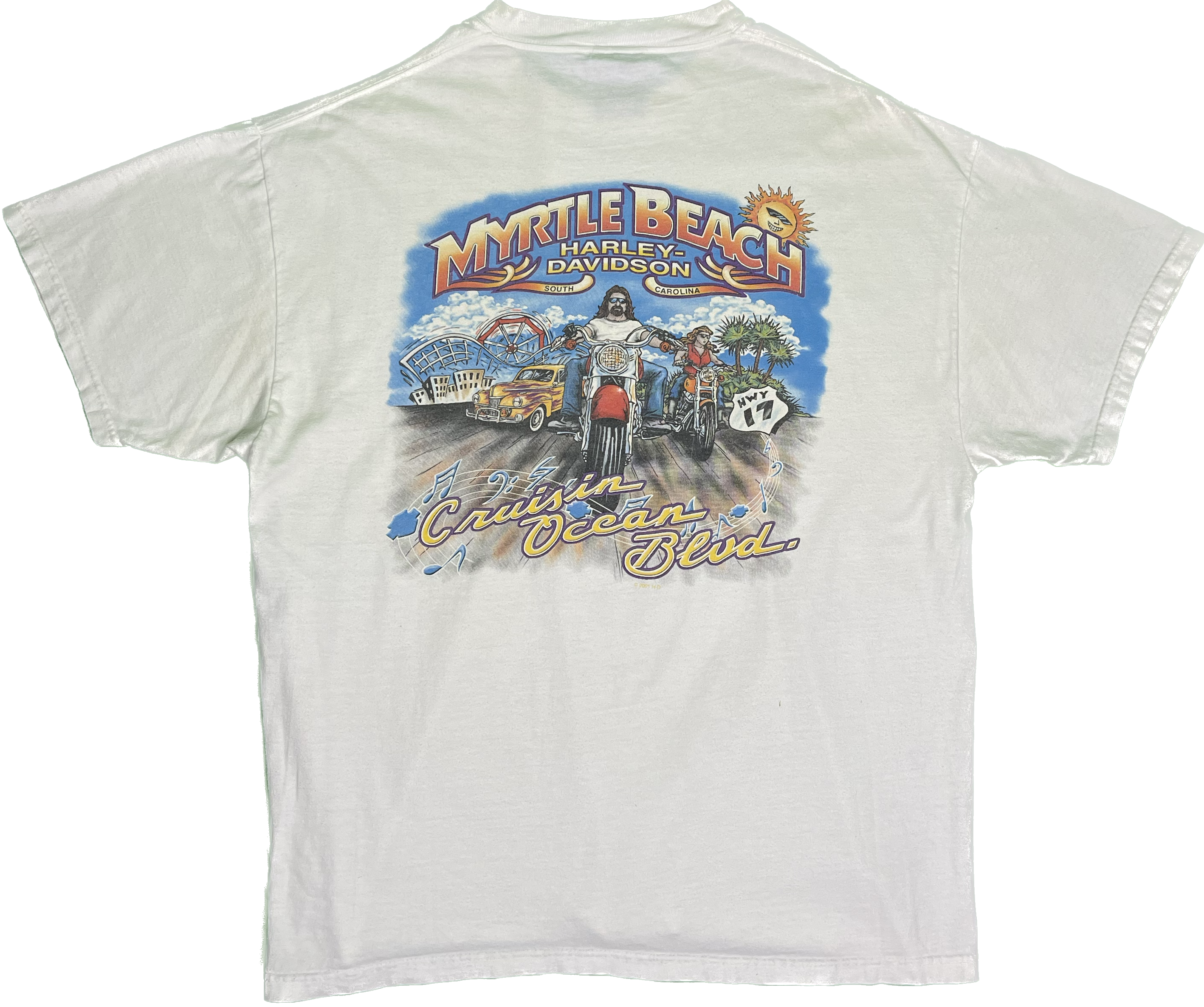 01' Harley Davidson Myrtle Beach South Carolina T-Shirt