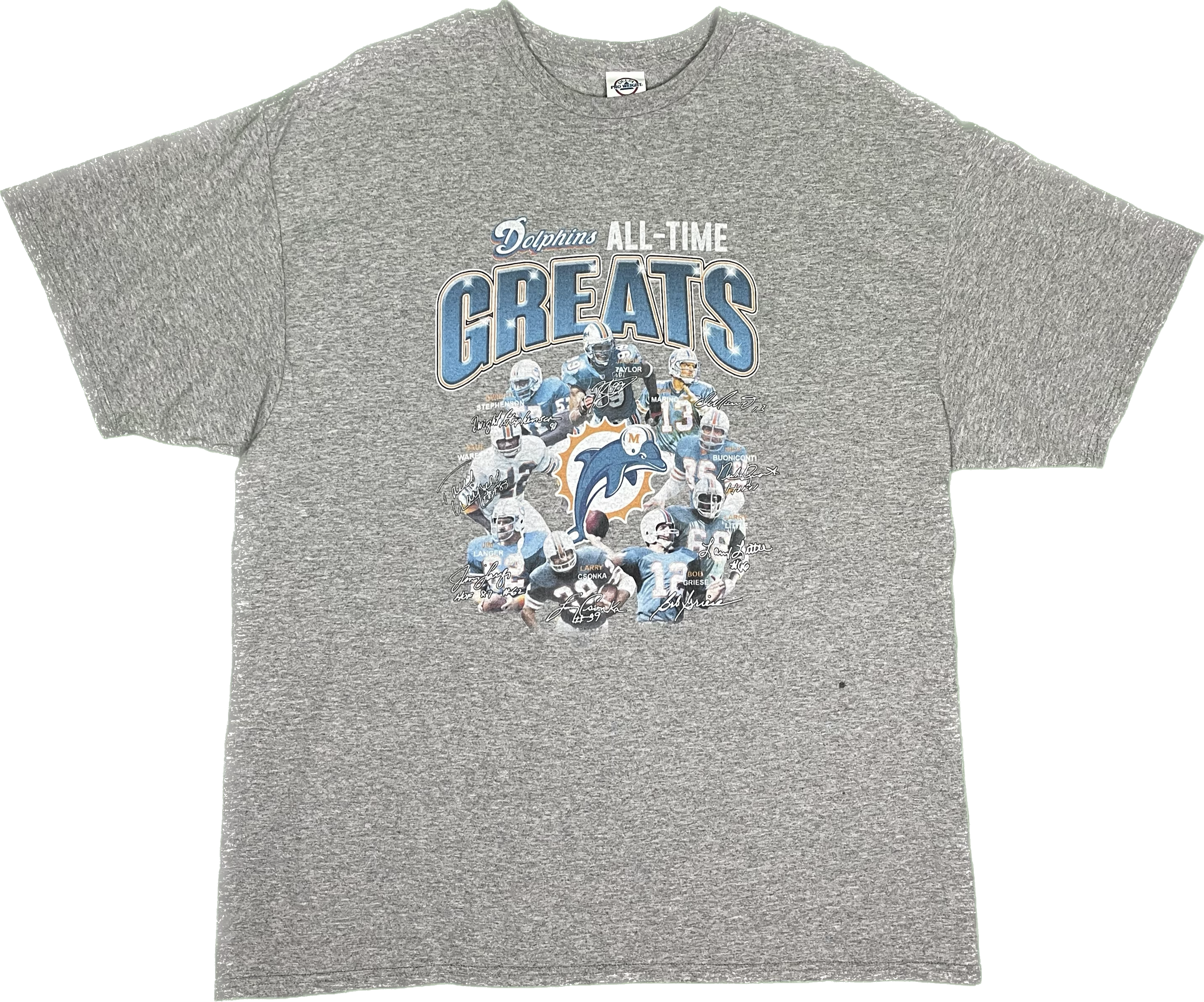 Miami Dolphins All-Time Greats T-Shirt
