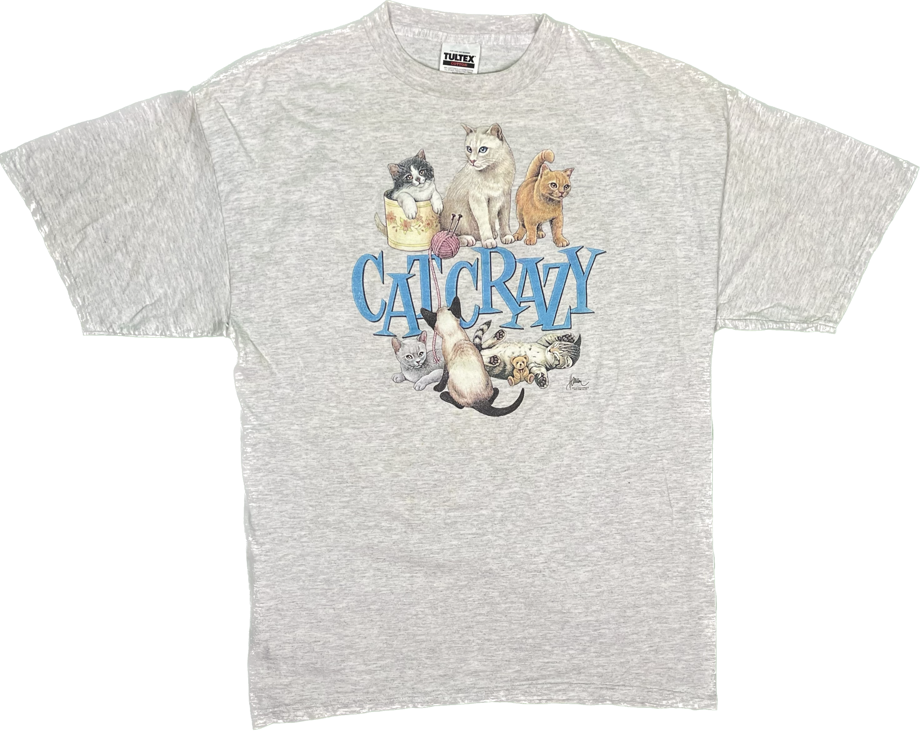 Cat Crazy Vintage T-Shirt