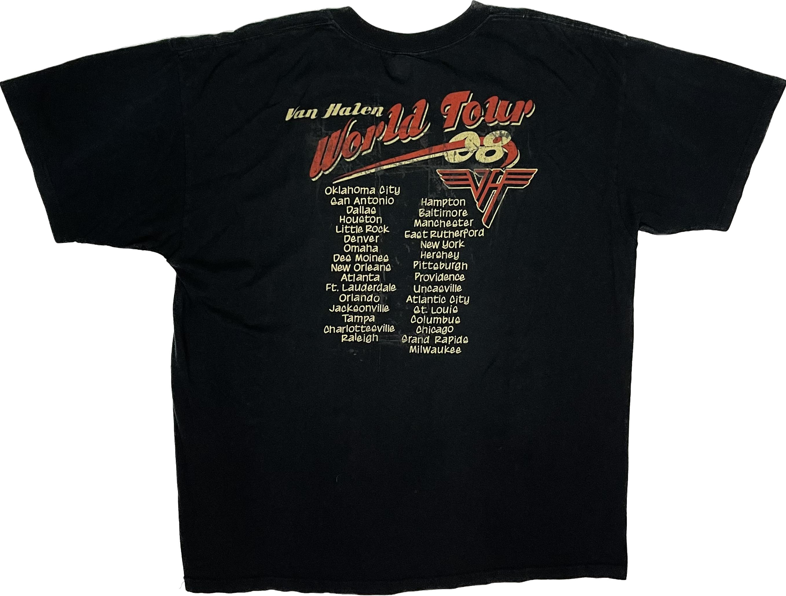 08&#39; Van Halen Band T-Shirt