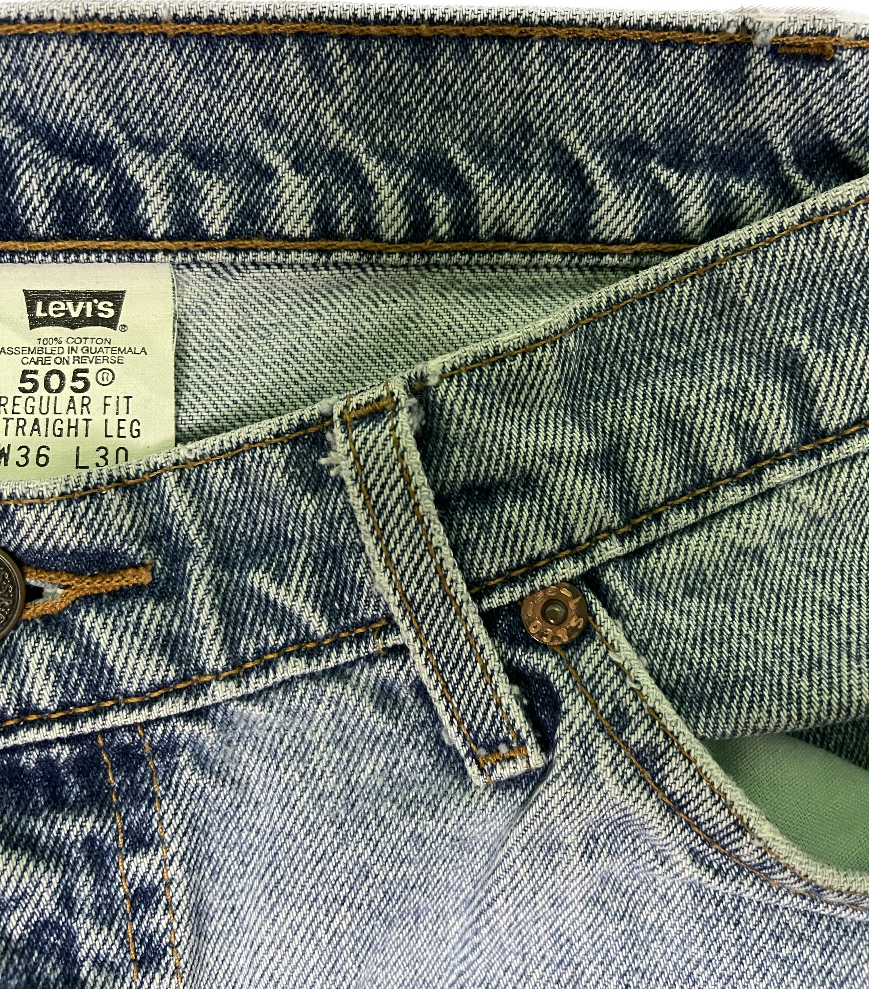 97&#39; Levis 505 Vintage Jeans