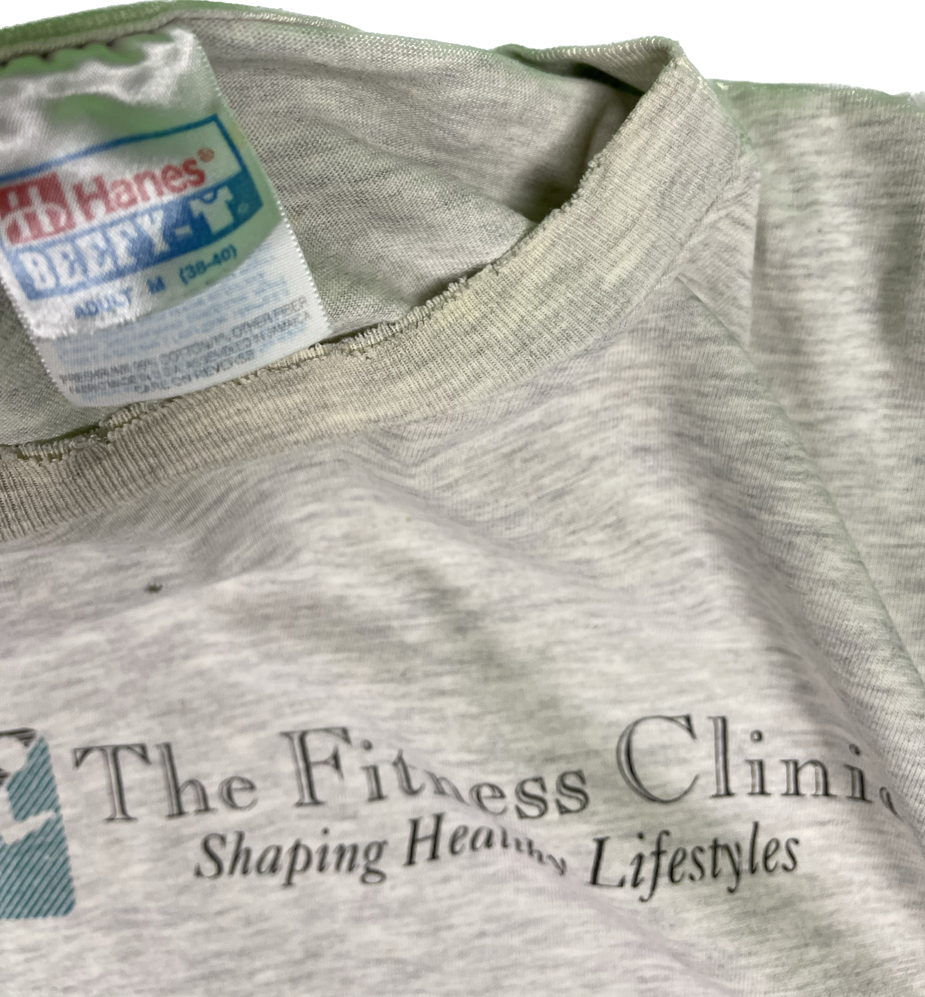 Fitness Clinic Shaping Health Lifestyles Vintage T-Shirt