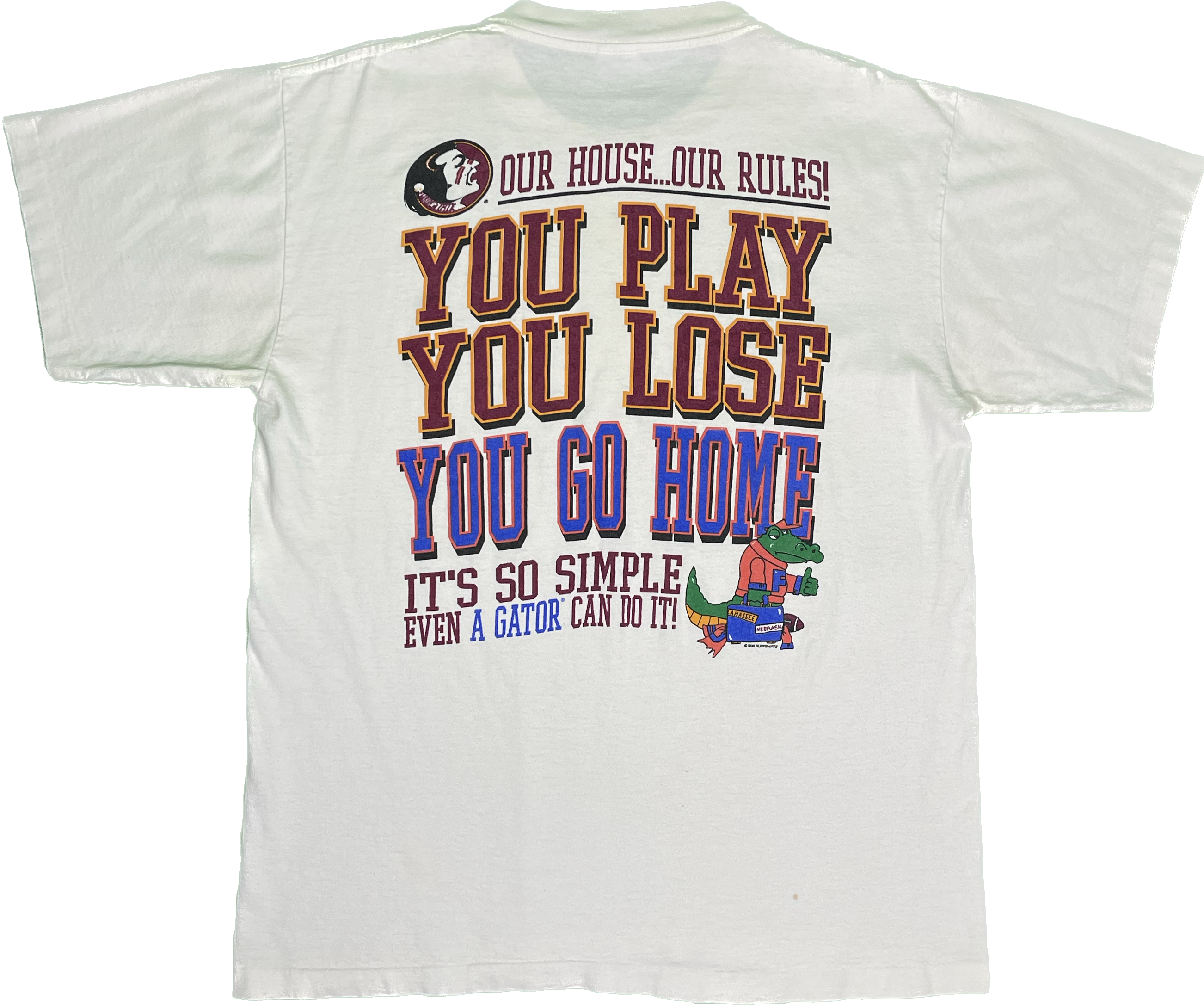 96&#39; Florida State Welcome to FSU Vintage T-Shirt